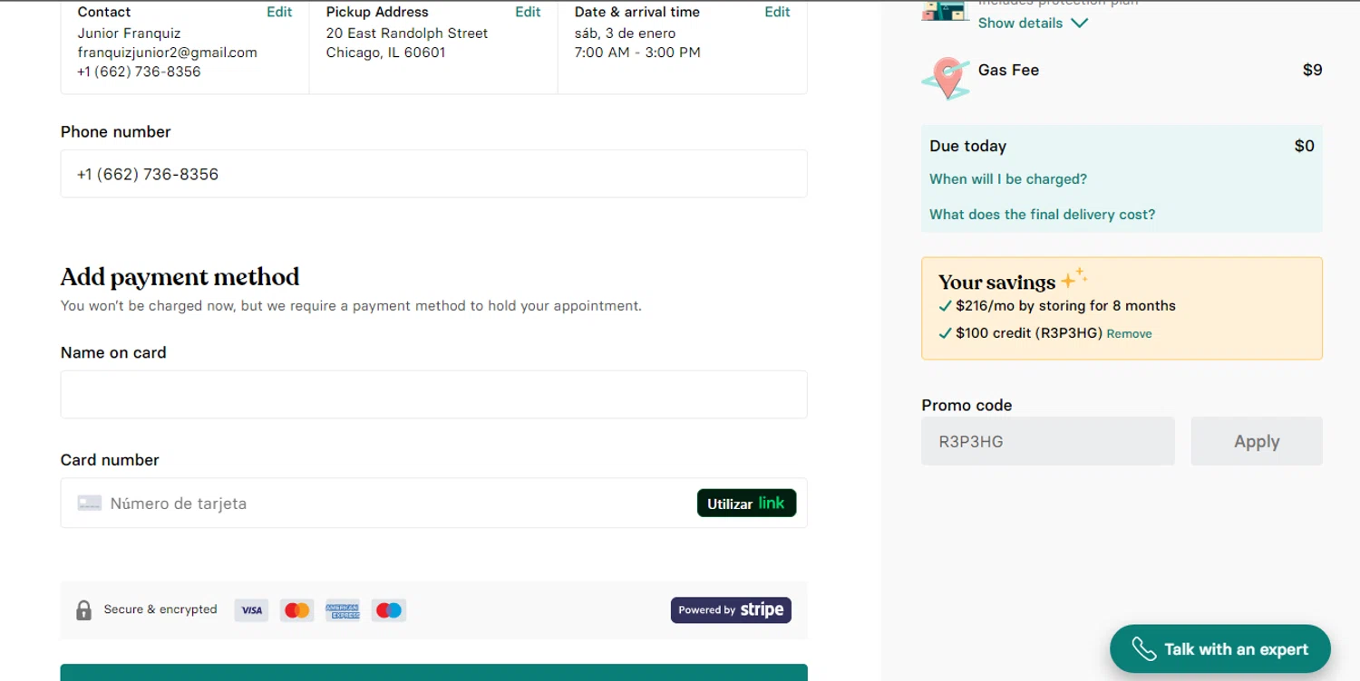 Clutter promo code screenshot showing code R3P3HG applied at Clutter checkout page. Uploaded by SimplyCodes community member HUNTER1406 on Dec 29, 2025