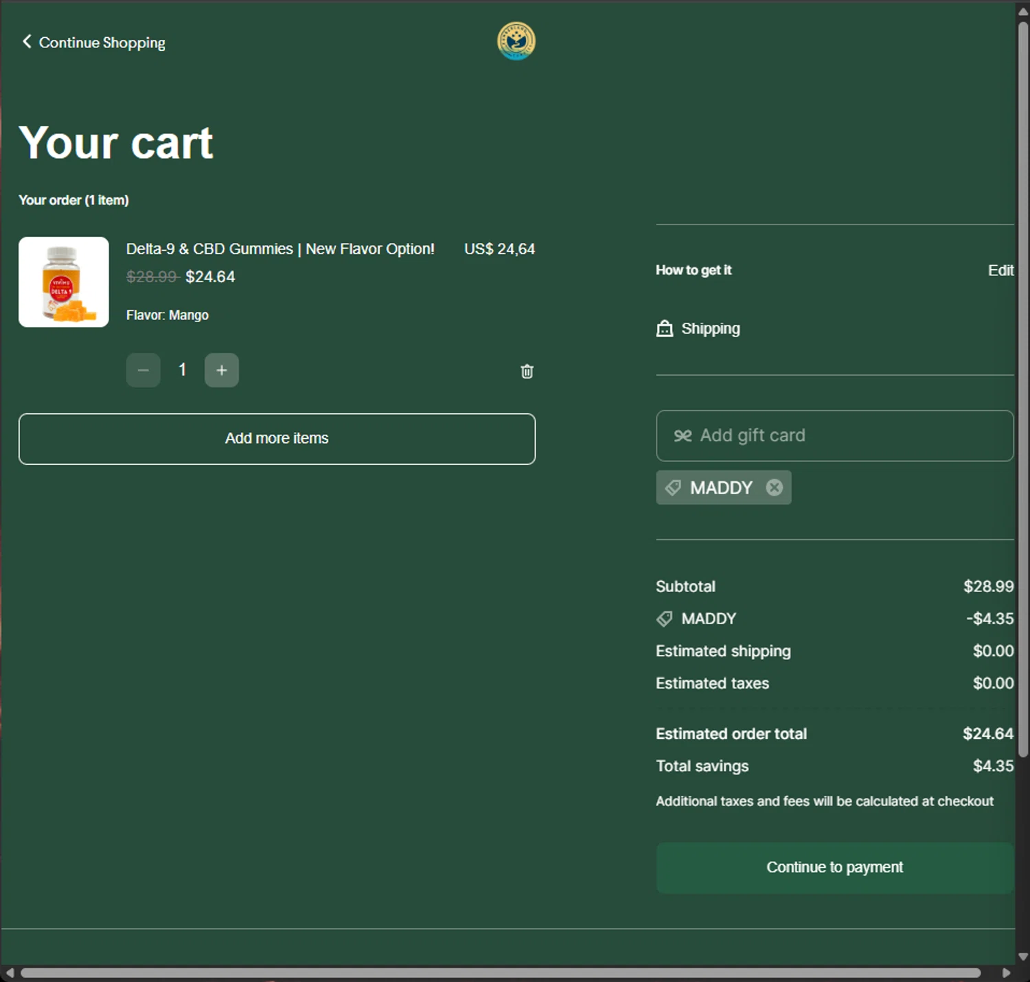 CM Boutique promo code screenshot showing code Maddy applied at CM Boutique checkout page. Uploaded by SimplyCodes community member PillarsofCreation on Jul 28, 2025