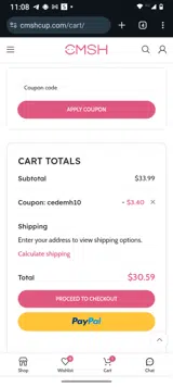 cedemh10 coupon verification screenshot