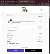coart10% coupon verification screenshot