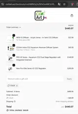 CALIX coupon verification screenshot
