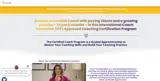 Coach Training Alliance coupon verification screenshot