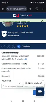 FALL30 coupon verification screenshot