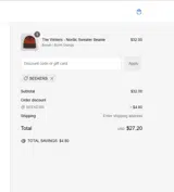 SEEKERS coupon verification screenshot
