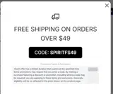 SPIRITFS49 coupon verification screenshot