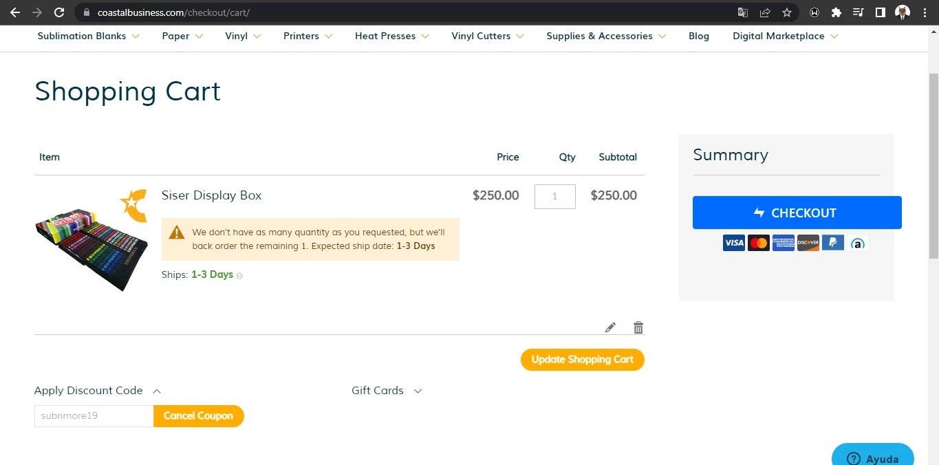 how to use Coastal Business Supplies coupons