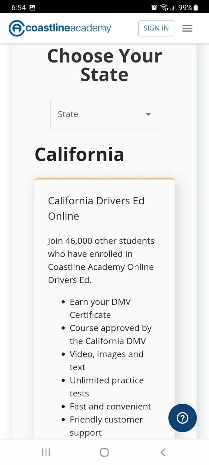 Coastline Academy checkout page showing Coastline Academy coupon code box | Screenshot taken by SimplyCodes community member on Jun 24, 2023