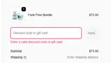 CHICKS coupon verification screenshot