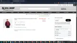 Colorado Avalanche Shop coupon verification screenshot