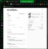 WELCOME10 coupon verification screenshot