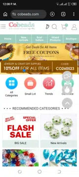 CO260523 coupon verification screenshot