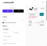 Cobian coupon verification screenshot