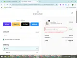Coclico coupon verification screenshot