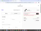 Coclico coupon verification screenshot