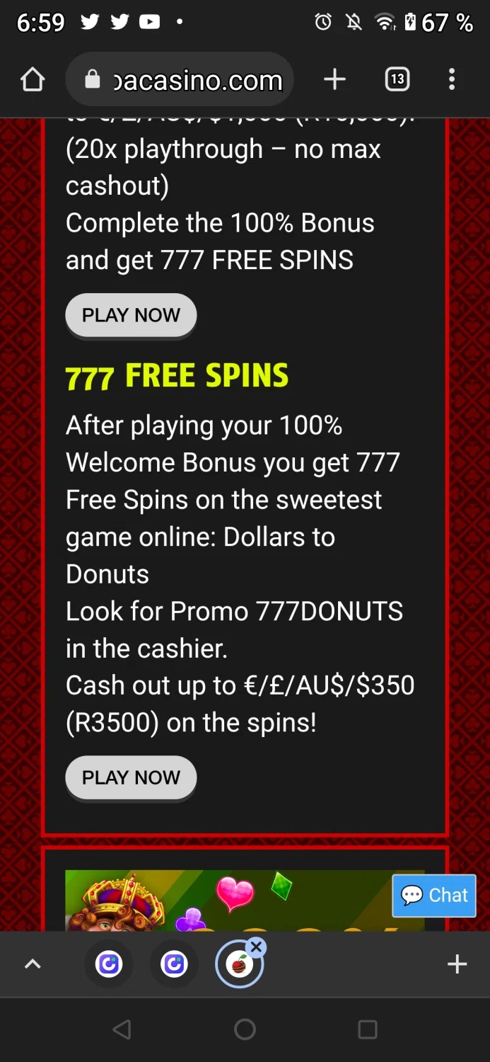 Cocoa Casino checkout page showing Cocoa Casino promo code box | Screenshot taken by SimplyCodes community member on Jul 25, 2022