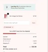 DISCOUNT coupon verification screenshot