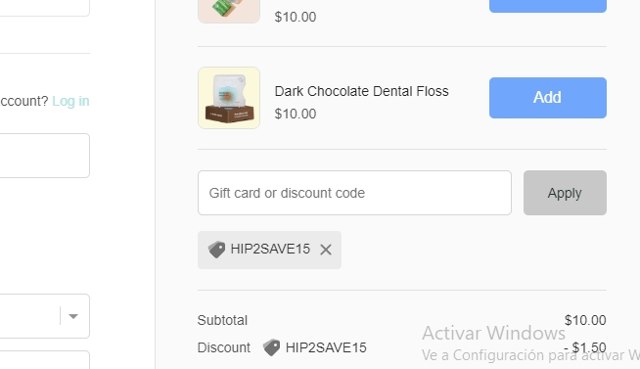 Cocofloss checkout page showing Cocofloss discount code box | Screenshot taken by SimplyCodes community member on Sep 27, 2022