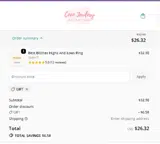 Coco Jewelry coupon verification screenshot