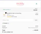 Coco Jewelry coupon verification screenshot