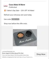 father20 coupon verification screenshot