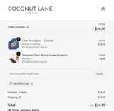 MOONSTONE coupon verification screenshot