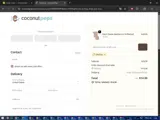 Coconut Pops coupon verification screenshot