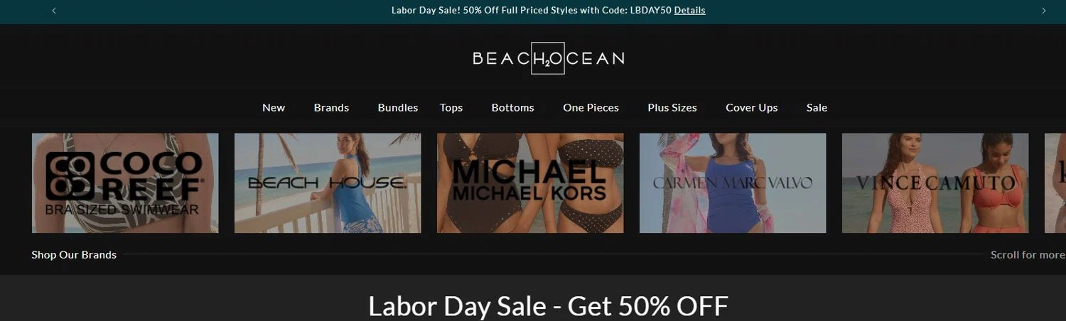 Coco Reef promo code screenshot showing code LBDAY50 applied at Coco Reef checkout page. Uploaded by SimplyCodes community member josemiguelaponte on Aug 29, 2025