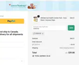 CocoTherapy coupon verification screenshot