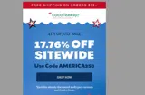 CocoTherapy coupon verification screenshot