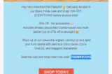 CocoTherapy coupon verification screenshot