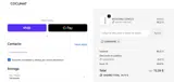 Cocunat Store coupon verification screenshot