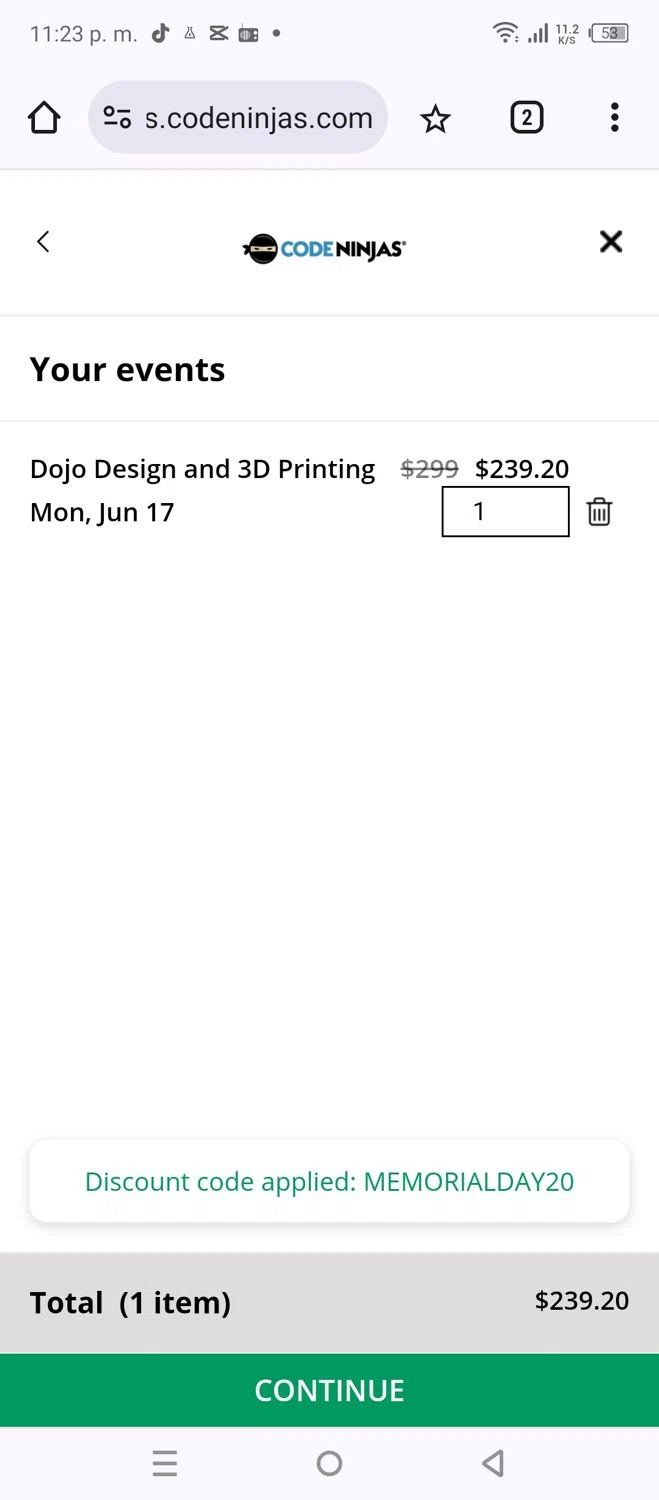 Code Ninjas Promo Codes 20 Off June 2024