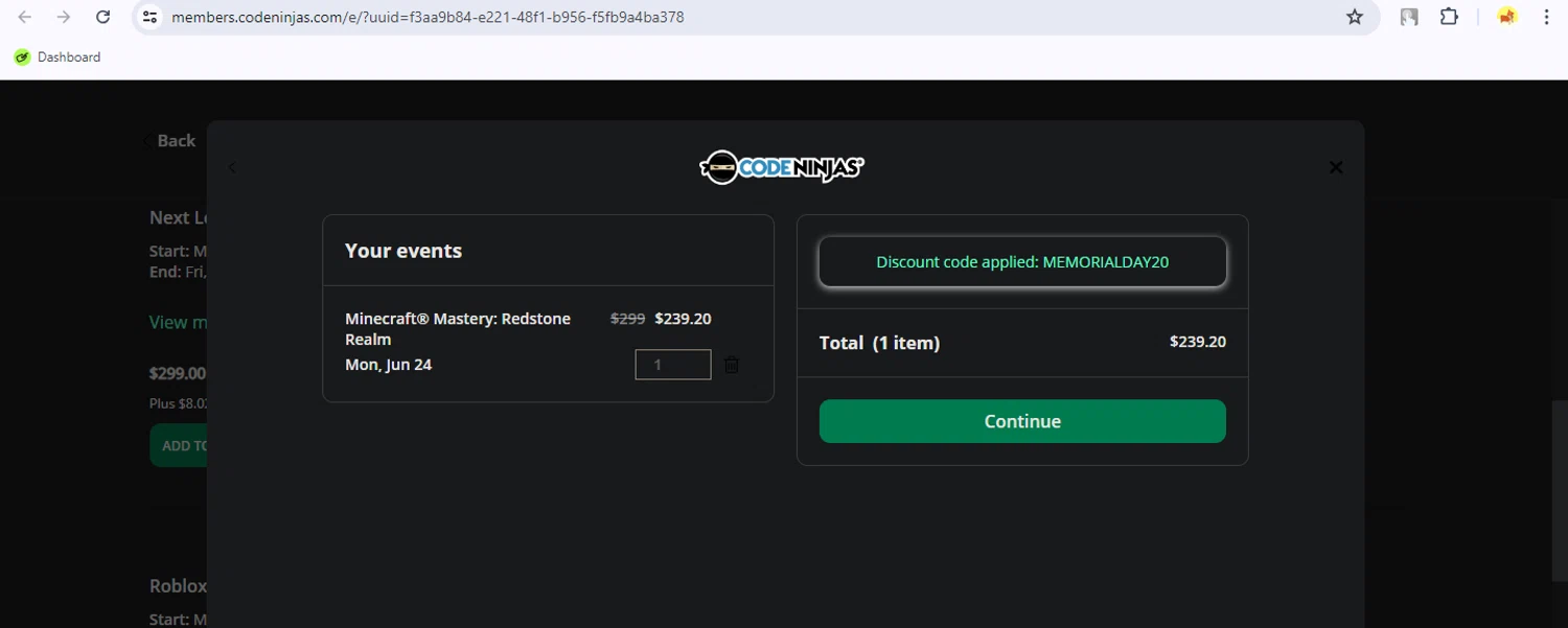 Code Ninjas Promo Codes 20 Off June 2024