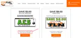 ACS5 coupon verification screenshot
