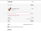 AFRICAN coupon verification screenshot