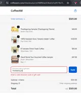 THANKFUL20 coupon verification screenshot