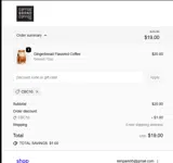 CBC10 coupon verification screenshot