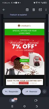Cupidshot coupon verification screenshot