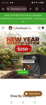 10SANDBOX coupon verification screenshot