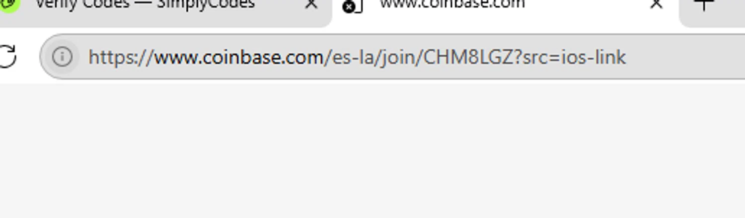 Coinbase promo code screenshot showing code CHM8LGZ applied at Coinbase checkout page. Uploaded by SimplyCodes community member ELREAL on Jun 13, 2025