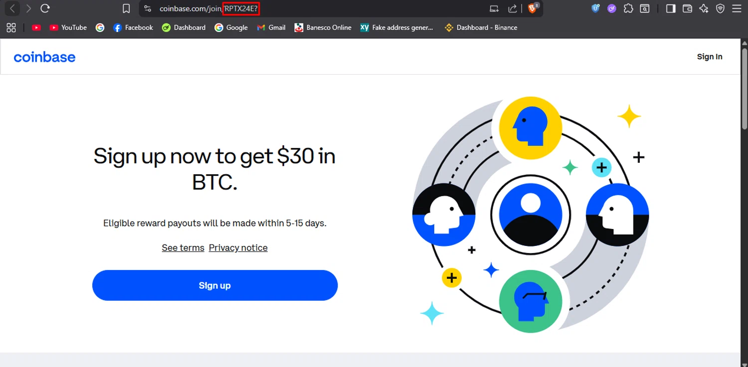 Coinbase Wallet promo code screenshot showing code RPTX24E applied at Coinbase Wallet checkout page. Uploaded by SimplyCodes community member noworries on Nov 16, 2025