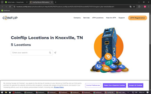CoinFlip checkout page showing CoinFlip discount code box | Screenshot taken by SimplyCodes community member on Oct 11, 2024