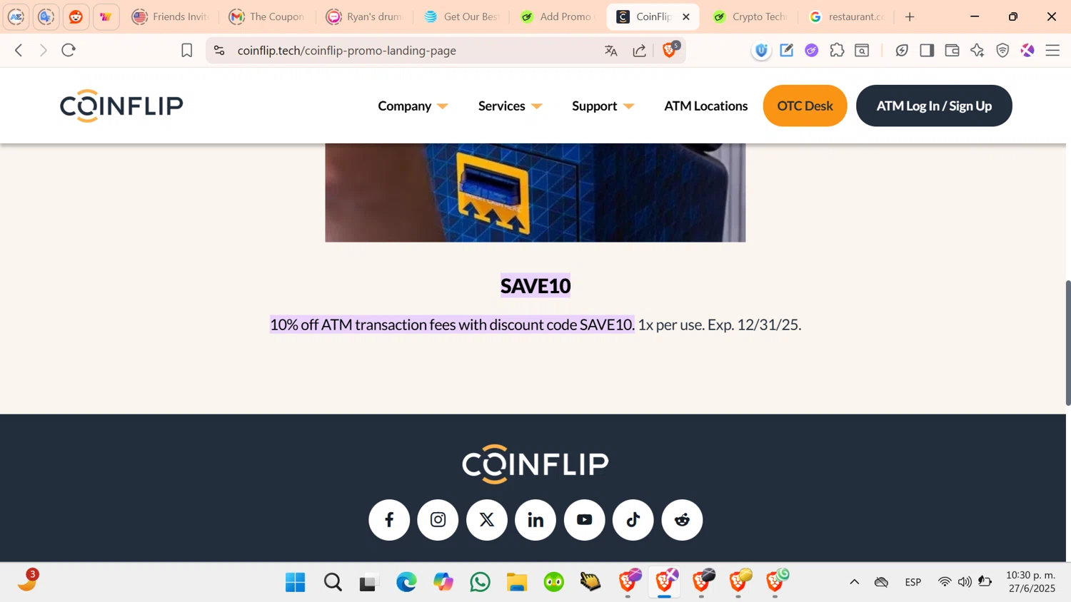 CoinFlip Promo Codes - 10% Off w/Code Coupons Jan 2026
