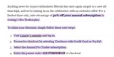 Coinigy coupon verification screenshot