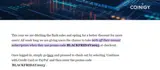 Coinigy coupon verification screenshot