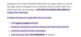 Coinigy coupon verification screenshot