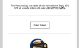 24CSEVETERANS coupon verification screenshot