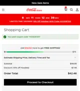 HOODIES15 coupon verification screenshot