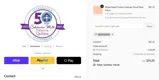 WELCOME10 coupon verification screenshot