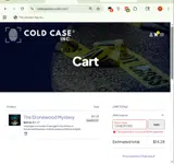 CASE3FOR2 coupon verification screenshot
